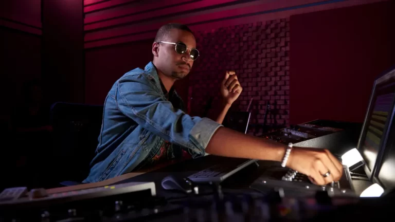 image of man in What is music production